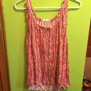 Spring floral tank top XL